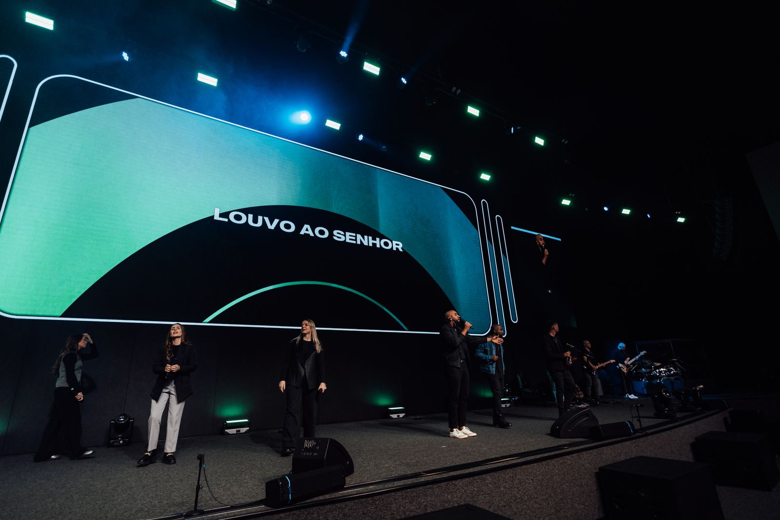 Banda no palco